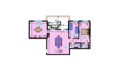 2-комн. квартира 131.17 м²  13/13 этаж | Жилой комплекс Bog'dod City