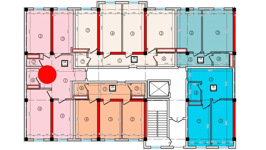 3-комн. квартира 92.82 м²  2/10 этаж | Жилой комплекс Ko'kcha-Oqtepa