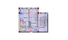 2-комн. квартира 64 м²  1/9 этаж | Жилой комплекс ZAR ZAMONAVIY UYLAR