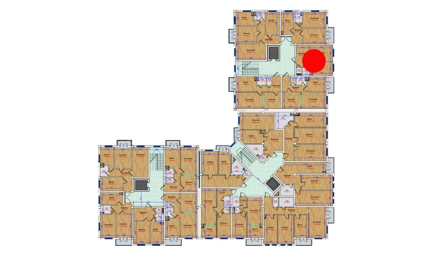 1-комнатная квартира 36.9 м²  2/9 этаж | Жилой комплекс MBG