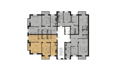 3-xonali xonadon 82.19 m²  5/9 qavat | MINGCHINOR Turar-joy majmuasi