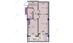 2-комн. квартира 59.5 м²  2/16 этаж | Жилой комплекс Park Avenue