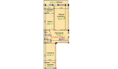 2-комн. квартира 77.6 м²  3/7 этаж | Жилой комплекс Bunyodkor