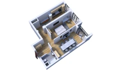 2-комн. квартира 66.6 м²  9/16 этаж | Жилой комплекс Musaffo
