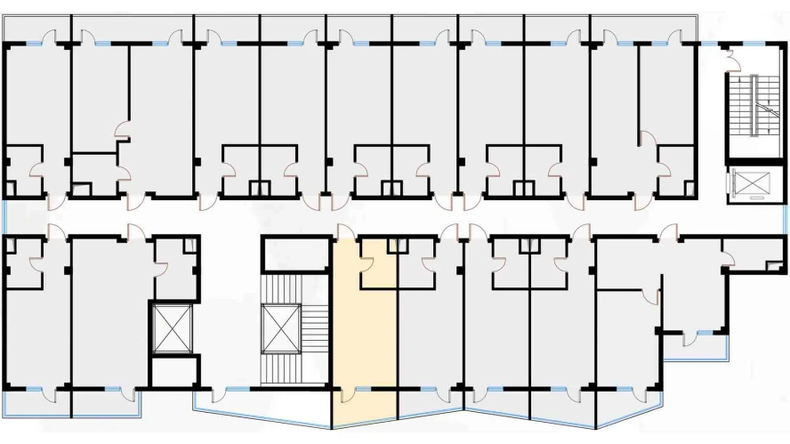 1-комн. квартира 29.94 м²  6/7 этаж | Жилой комплекс Bochka Resort
