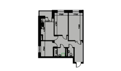 3-комн. квартира 62.02 м²  6/10 этаж | Жилой комплекс YANGIOBOD RESIDENCE