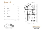 2-xonali xonadon 80.16 m²  3/15 qavat | Navro’z Residence Turar-joy majmuasi