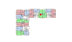 2-комн. квартира 65.52 м²  9/9 этаж | Жилой комплекс SHAYX-UL OLAM