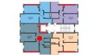 3-xonali xonadon 97.8 m²  8/10 qavat | BRIDGE Turar-joy majmuasi