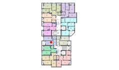 1-комн. квартира 52.6 м²  8/13 этаж | Жилой комплекс ORZU SAROYI