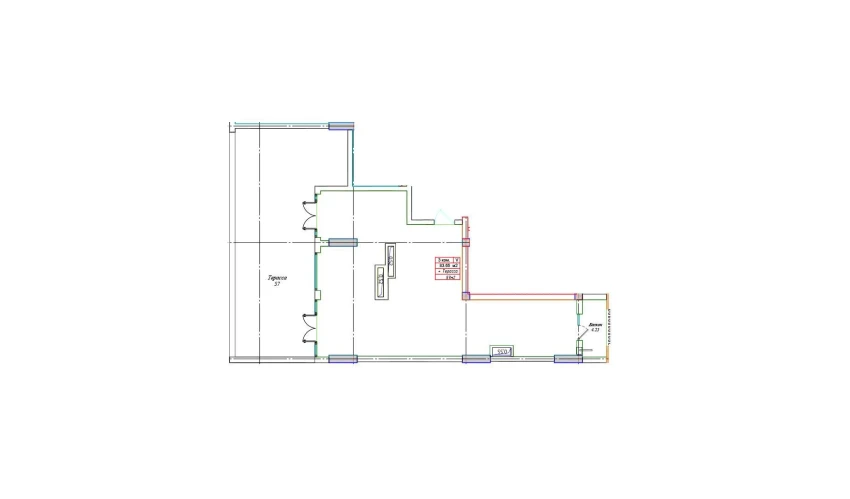 3-комнатная квартира 123.63 м²  17/17 этаж | Жилой комплекс ASTRA