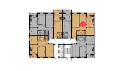 2-комн. квартира 67.92 м²  7/10 этаж | Жилой комплекс YANGIOBOD RESIDENCE