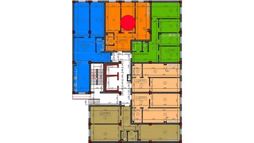 2-xonali xonadon 74 m²  1/12 qavat | Sokin hayot Turar-joy majmuasi