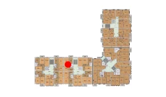 2-xonali xonadon 45.3 m²  3/9 qavat | MBG Turar-joy majmuasi