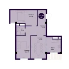 3-xonali xonadon 64.2 m²  3/7 qavat | Minor Turar-joy majmuasi