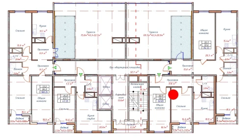 2-комнатная квартира 59.2 м²  16/16 этаж | Жилой комплекс Crystal Avenue