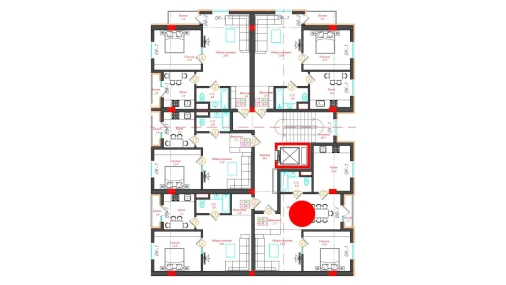 2-комнатная квартира 62.6 м²  4/12 этаж | Жилой комплекс CHINARA PARK