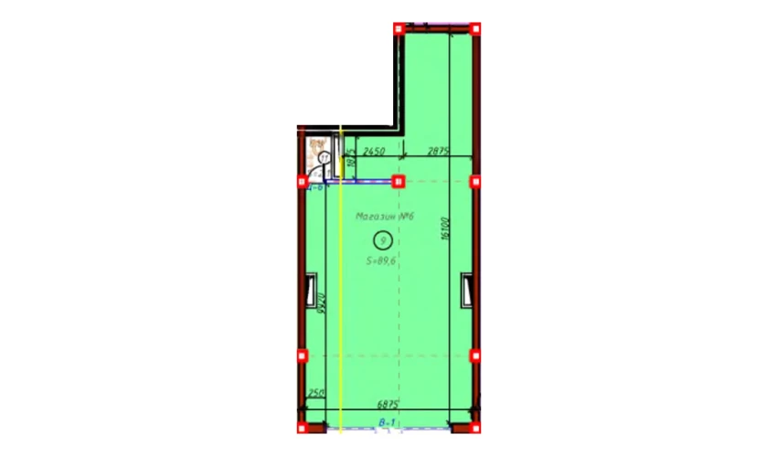 1-комнатная квартира 89.6 м²  1/9 этаж | Жилой комплекс SAMARQAND CITY