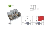 2-xonali xonadon 67.1 m²  3/9 qavat | Uchtepa Avenue Turar-joy majmuasi