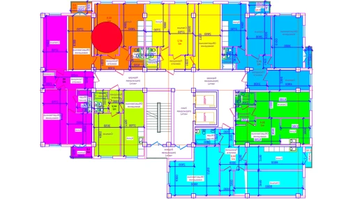 2-xonali xonadon 63.9 m²  4/10 qavat | ORZULAR MASKANI Turar-joy majmuasi