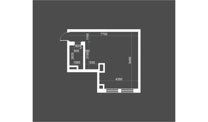 1-комнатная квартира 41.9 м²  10/12 этаж | Жилой комплекс Bunyodobod