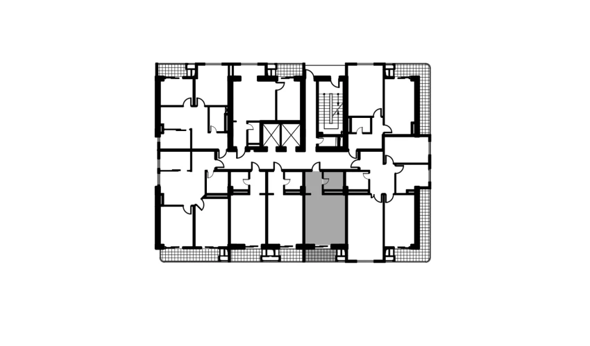 1-комнатная квартира 34.8 м²  3/12 этаж | Жилой комплекс NAVRUZ GROUP