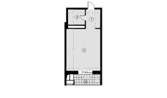 1-комн. квартира 34.8 м²  5/12 этаж | Жилой комплекс NAVRUZ GROUP