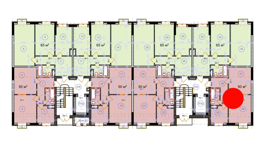 2-комн. квартира 50 м²  8/9 этаж | Жилой комплекс Uchtepa Avenue