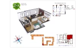 2-комн. квартира 64.2 м²  8/9 этаж | Жилой комплекс Uchtepa Avenue
