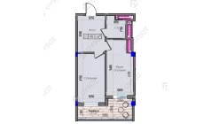 1-xonali xonadon 48 m² 2/16 qavat | Park Avenue Turar-joy majmuasi 1-xonali xonadon 48 m² 2/16 qavat | Park Avenue Turar-joy majmuasi