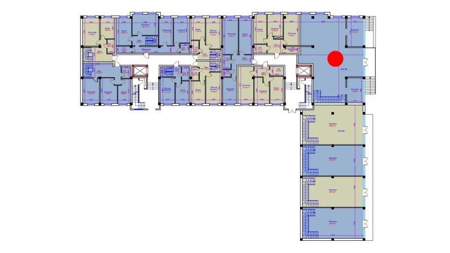 1-комн. квартира 176.72 м²  1/10 этаж | Жилой комплекс Ko'kcha-Oqtepa