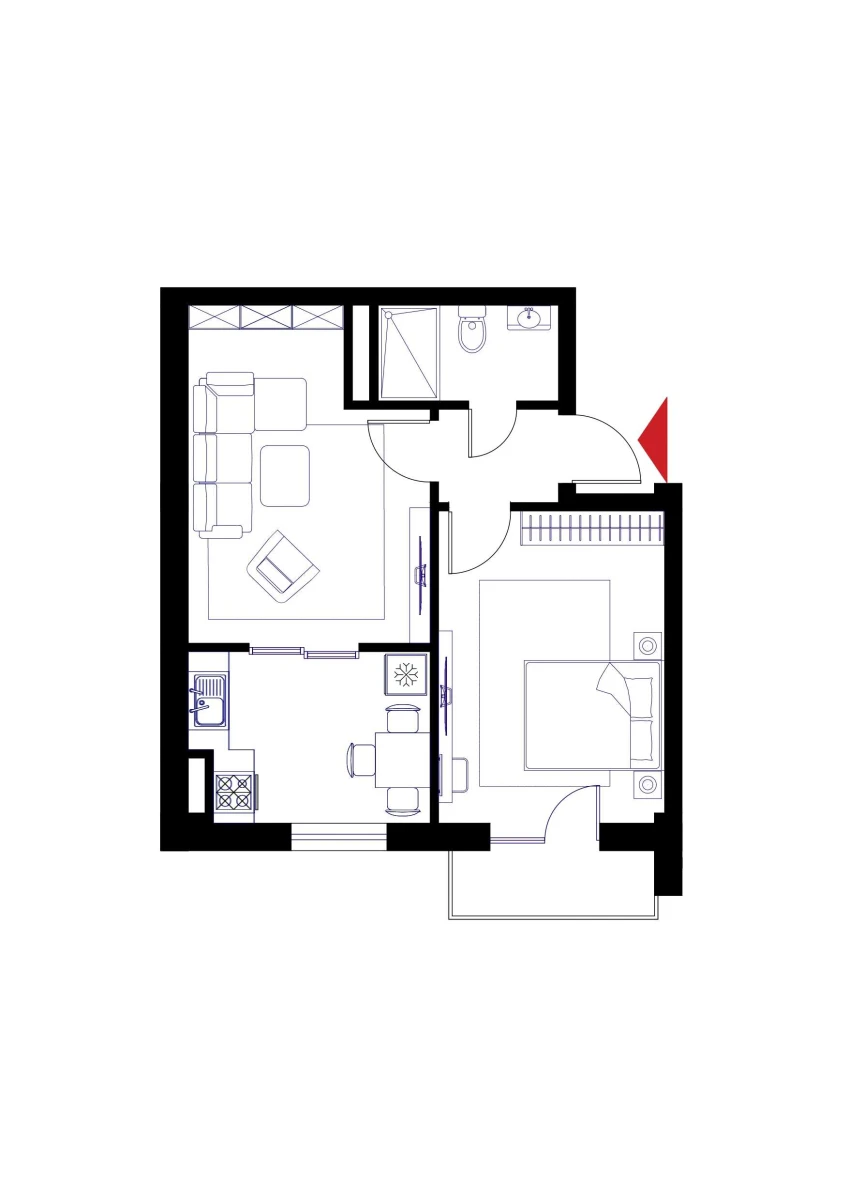 2-комн. квартира 50.8 м² 5/6 этаж | Жилой комплекс CHOSHTEPA GARDEN 2-комн. квартира 50.8 м² 5/6 этаж | Жилой комплекс CHOSHTEPA GARDEN