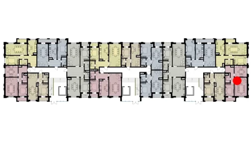 2-комнатная квартира 65.93 м²  6/9 этаж | Жилой комплекс Parkent Avenue
