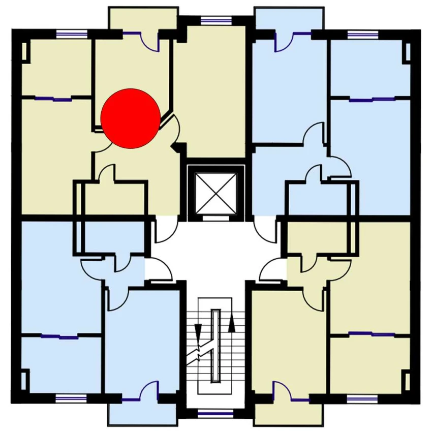 3-комн. квартира 72.6 м²  2/6 этаж | Жилой комплекс CHOSHTEPA GARDEN