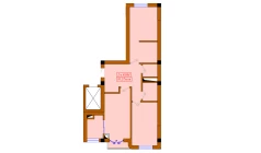 2-xonali xonadon 77.9 m²  6/10 qavat | Aviasozlar Plaza Turar-joy majmuasi