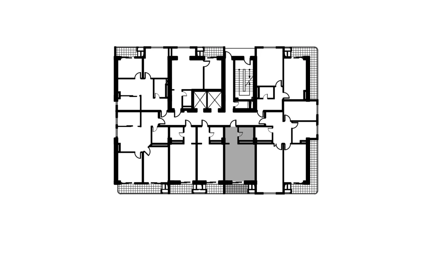 1-комн. квартира 34.8 м²  6/12 этаж | Жилой комплекс NAVRUZ GROUP