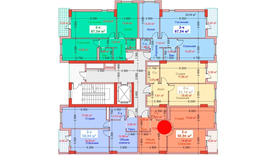 2-xonali xonadon 58.94 m² 6/8 qavat | CAPITAL AVENUE Turar-joy majmuasi 2-xonali xonadon 58.94 m² 6/8 qavat | CAPITAL AVENUE Turar-joy majmuasi