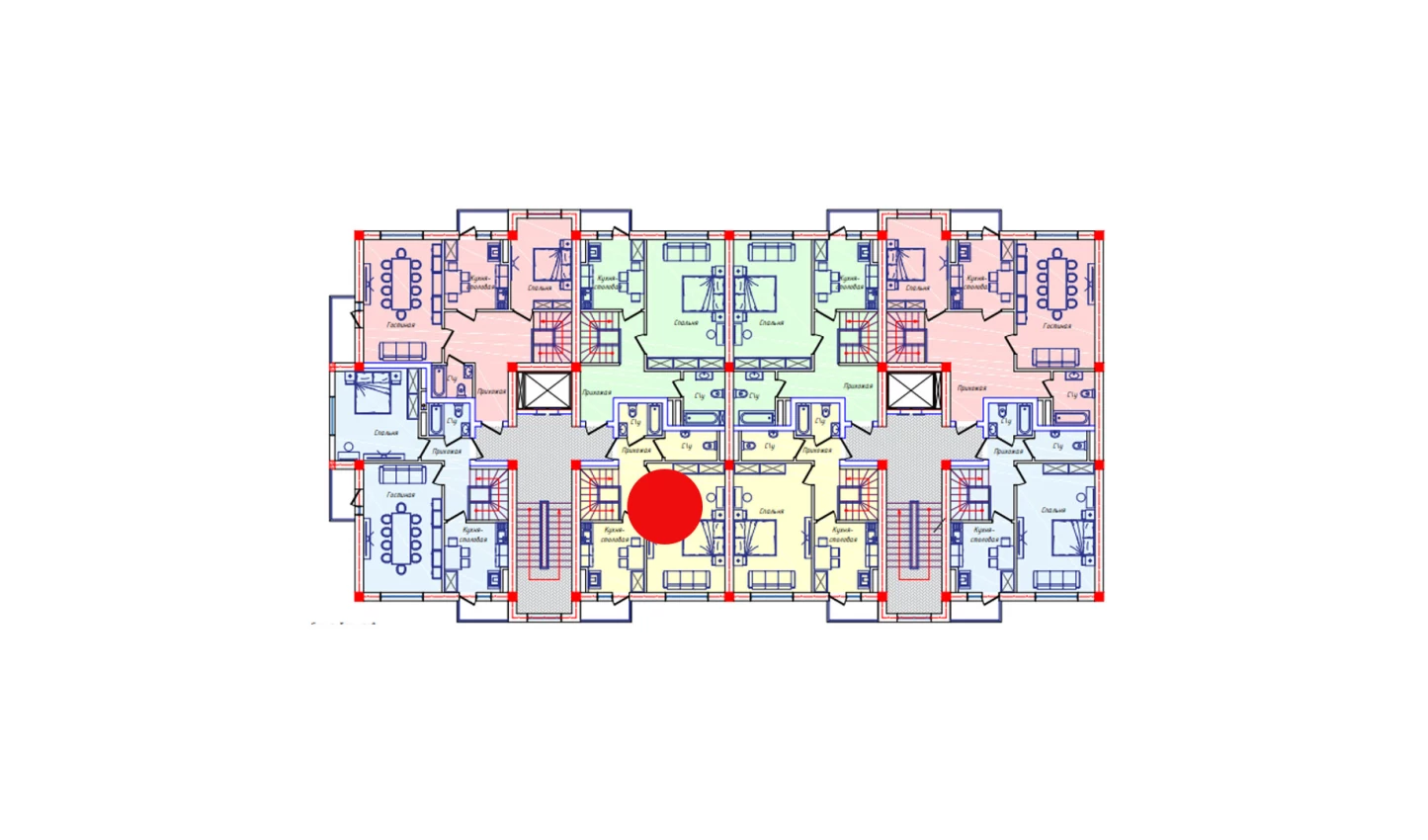 3-комн. квартира 107.9 м²  7/8 этаж | Жилой комплекс STAR HOUSE RESIDENCE