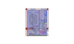 1-комн. квартира 53.38 м²  1/9 этаж | Жилой комплекс ZAR ZAMONAVIY UYLAR