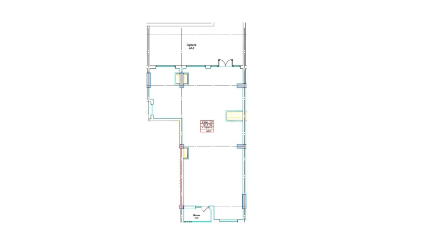 3-комнатная квартира 159.3 м²  17/17 этаж | Жилой комплекс ASTRA