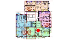 3-комн. квартира 126.5 м²  8/9 этаж | Жилой комплекс BAHOR