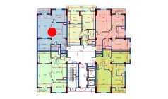 3-xonali xonadon 68.54 m²  10/12 qavat | Sokin city Turar-joy majmuasi