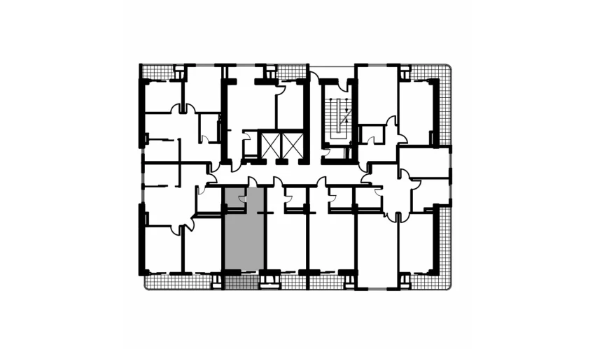 1-комнатная квартира 30.9 м²  6/12 этаж | Жилой комплекс NAVRUZ GROUP