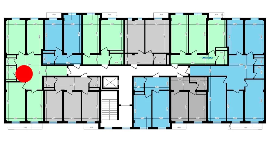3-комн. квартира 103.6 м²  3/10 этаж | Жилой комплекс Ko'kcha-Oqtepa