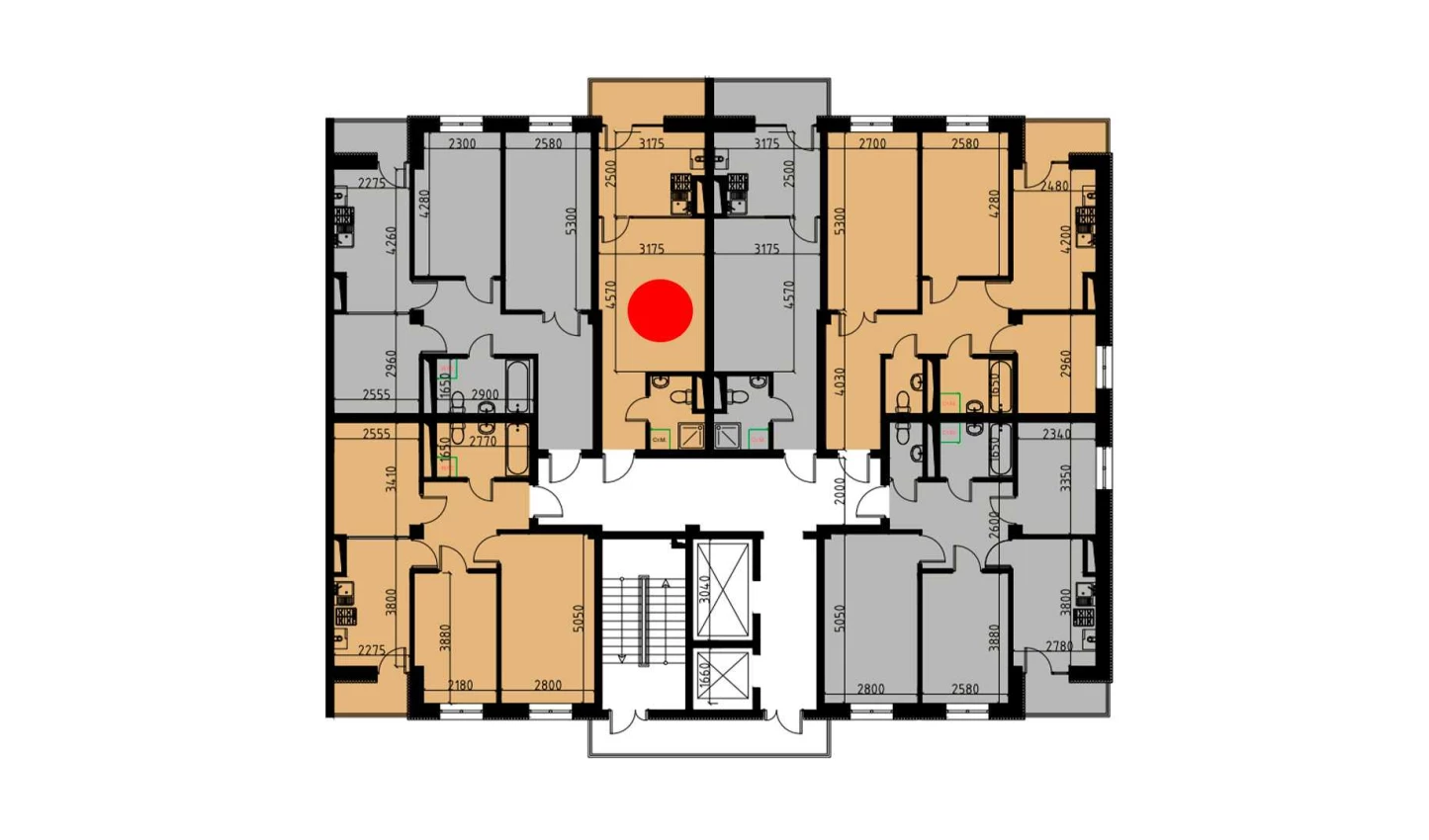1-комн. квартира 29.24 м²  7/10 этаж | Жилой комплекс YANGIOBOD RESIDENCE