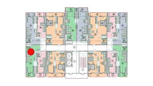 1-комнатная квартира 26.5 м²  6/16 этаж | Жилой комплекс EKO PARK