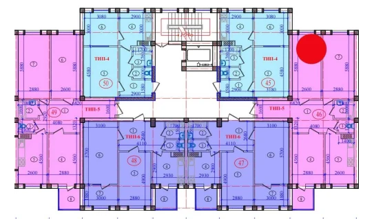 3-xonali xonadon 94.24 m²  4/9 qavat | Orzular Turar-joy majmuasi