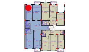 3-комн. квартира 110.12 м²  8/10 этаж | Жилой комплекс Ko'kcha-Oqtepa