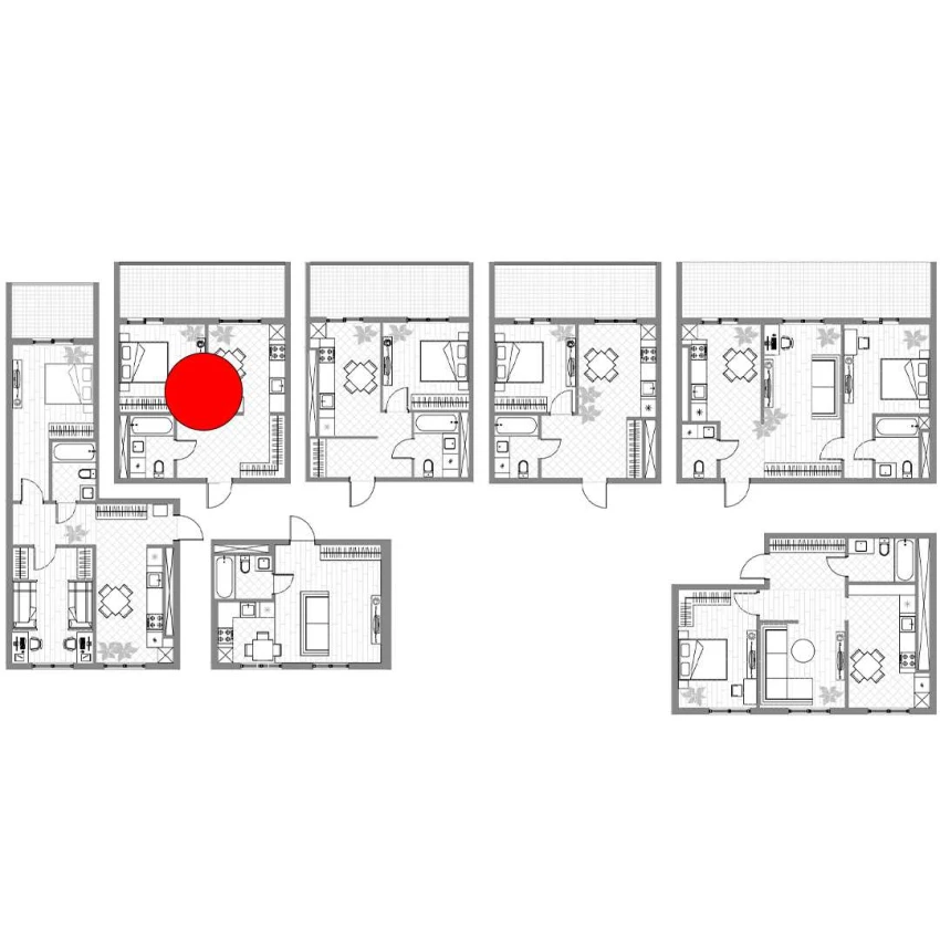 1-комн. квартира 37.55 м²  3/14 этаж | Жилой комплекс PARVOZ