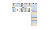 2-xonali xonadon 68.72 m²  2/10 qavat | Ko'kcha-Oqtepa Turar-joy majmuasi
